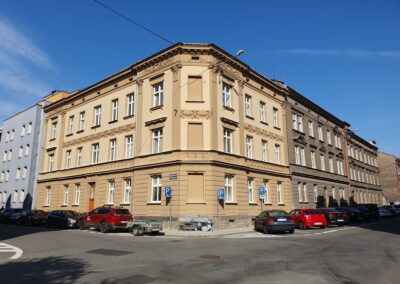 Oprava fasády BD v Českém Těšíně 2023